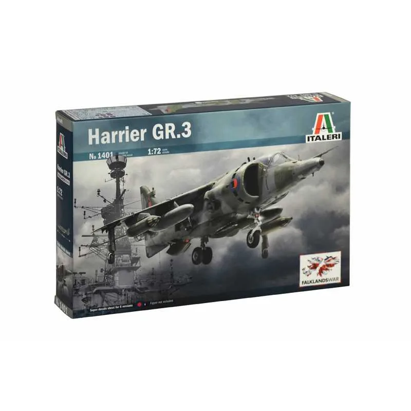 Italeri Model Kit lietadlo 1401 - HARRIER GR.3 (1:72)