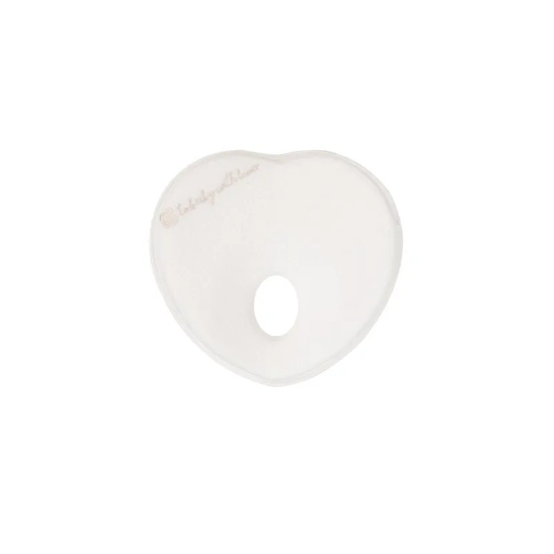 KikkaBoo Ergonomický vankúšik z pamäťovej peny Heart Airknit White