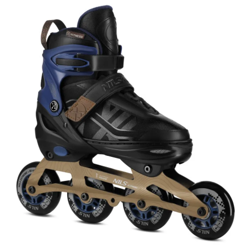 Kolečkové brusle NILS Extreme NA684 Velto modré, vel.M (35-38)
