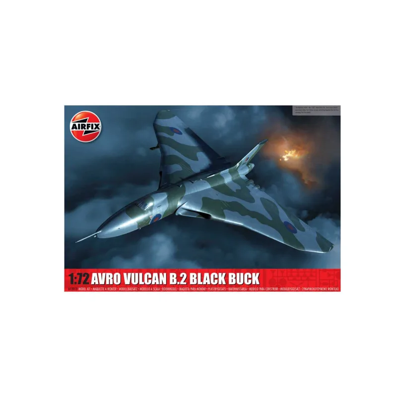 Airfix Classic Kit lietadlo A12013 - Avro Vulcan B.2 Black Buck (1:72)