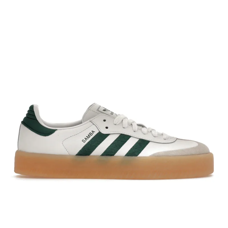 adidas Sambae White Collegiate Green Gum (Women's) - 36