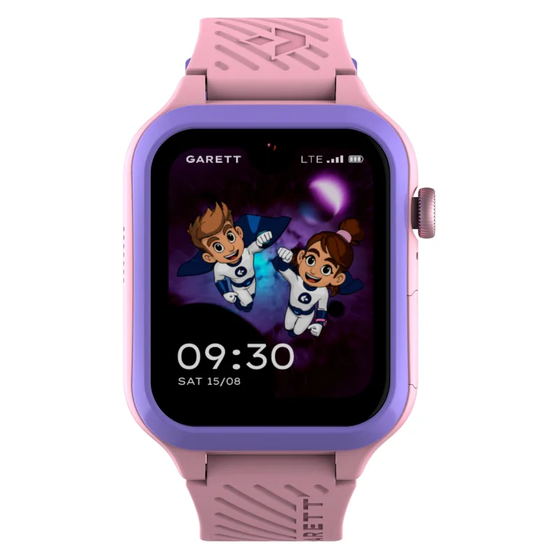 BAZAR - Garett Smartwatch Kids ESSA 2 AI 4G Pink - Poškozený obal …