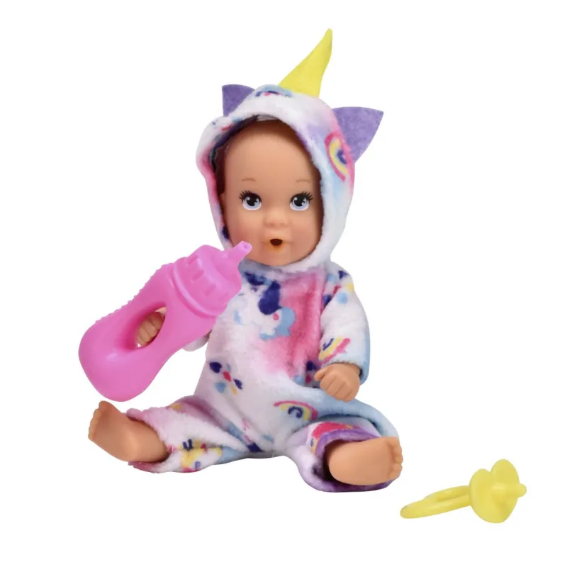 Simba New Born Baby Mini Bábika Onesie Fun 12 cm, 2 druhy