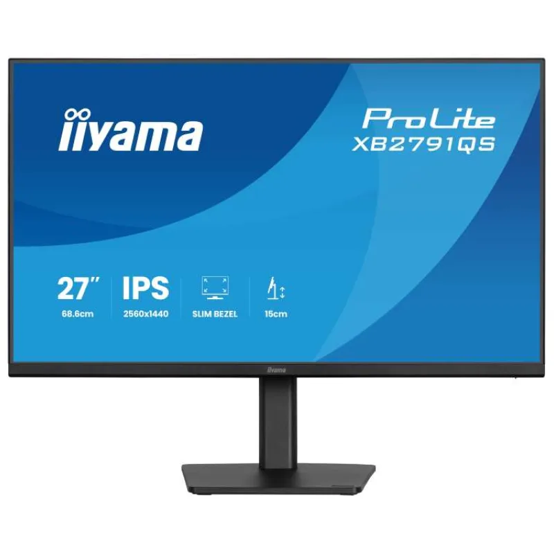 iiyama ProLite/XB2791QS-B1/27"/IPS/QHD/75Hz/1ms/Čierna/3R (XB2791QS-B1)