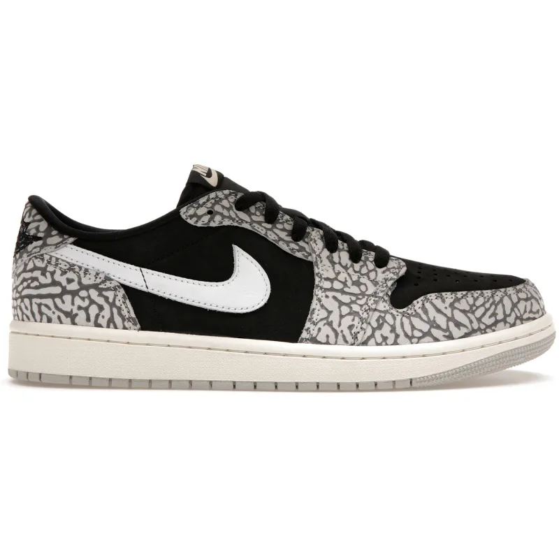 Air Jordan 1 Low OG Black Cement - 38.5