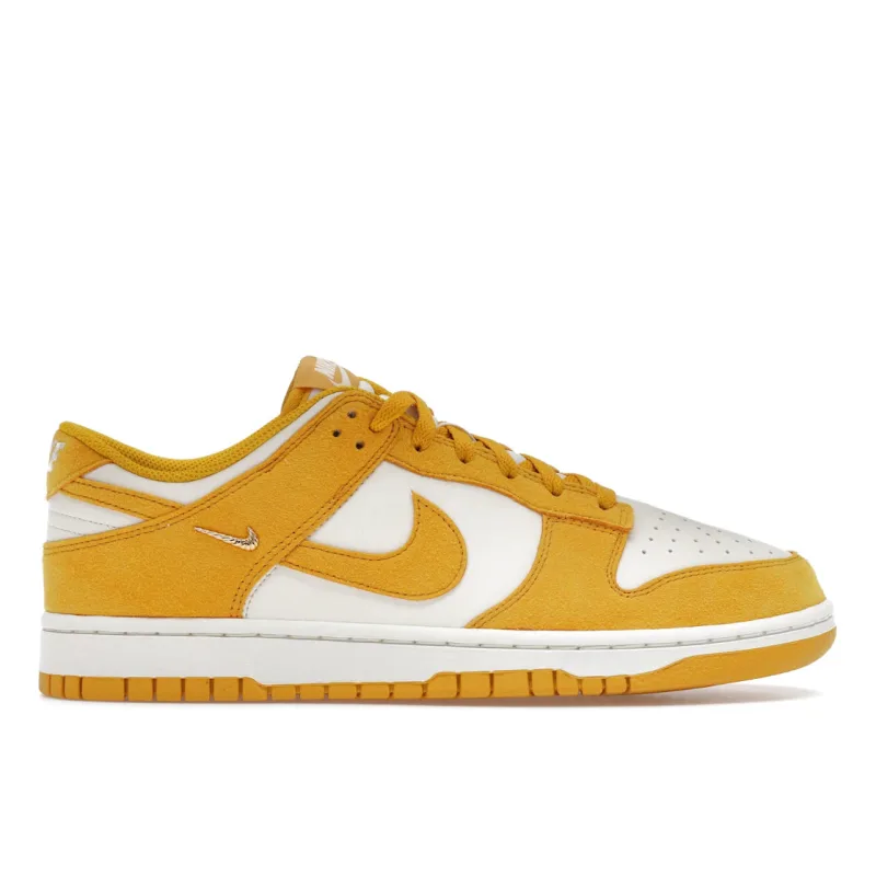 Nike Dunk Low Dark Sulfur Gold Mini Swoosh (Women's) - 42
