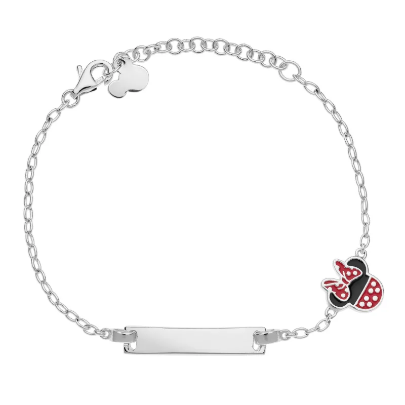 Detský náramok Disney Minnie Mouse strieborný BS00050SL-55.CS