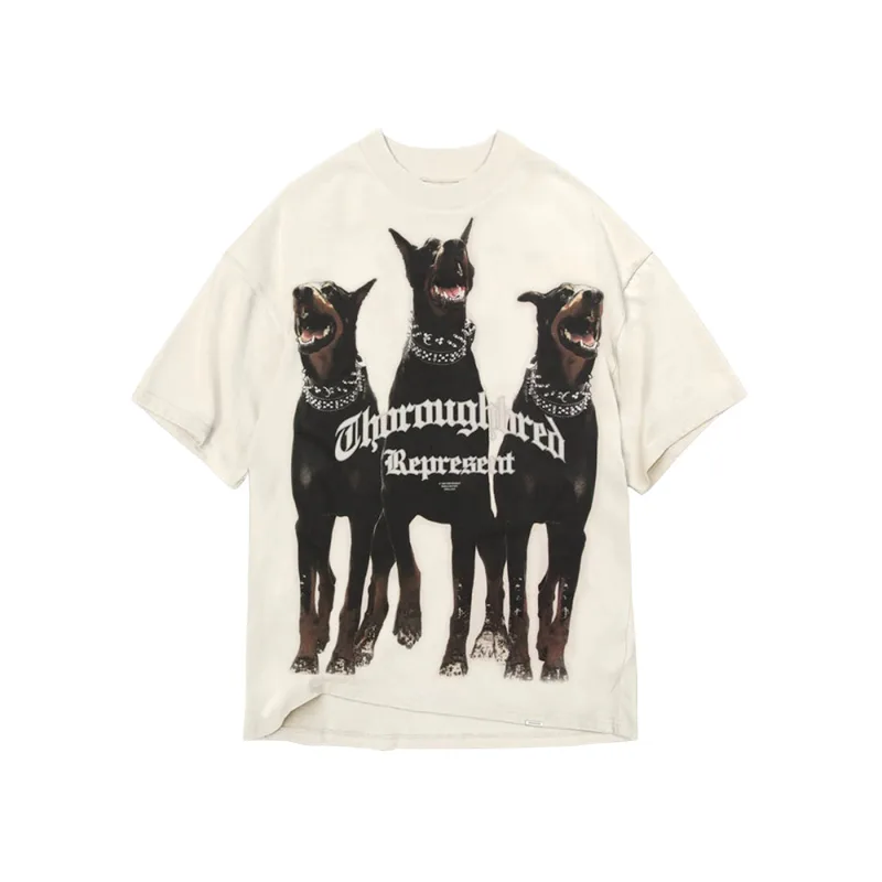 Represent Thoroughbred T-Shirt Vintage White - M