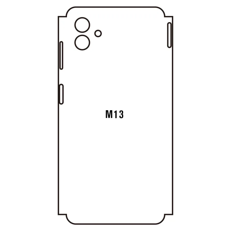 Sunshine Samsung M13 5G Zadná Hydrogél ochranná fólia Strih: Zadná časť a rám 5, Typ fólie: Matná