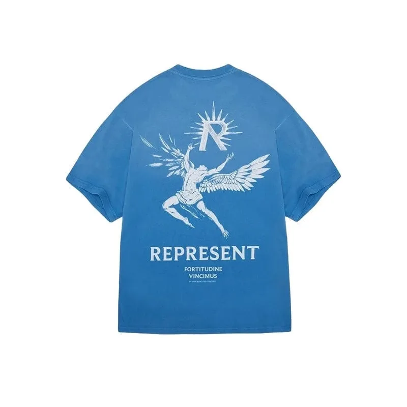 Represent Icarus T-Shirt Sky Blue - M