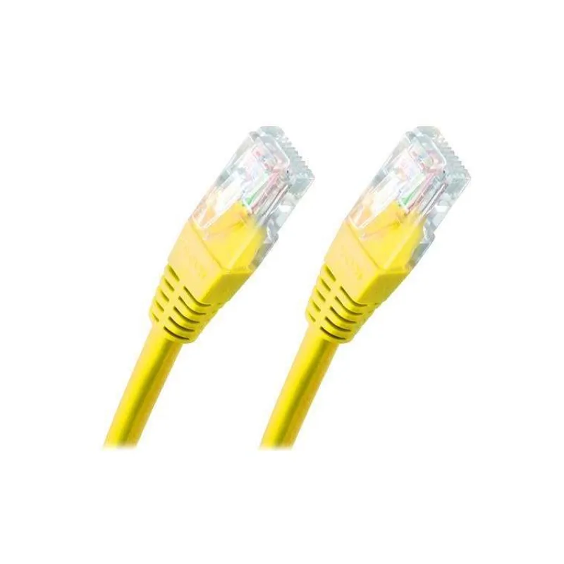 XtendLan Patch kabel Cat 6 UTP 0,25m - žlutý (PK_6UTP0025yellow)