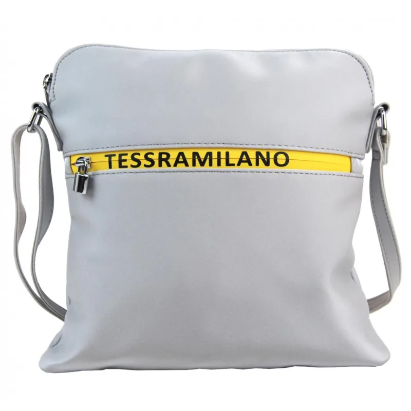 Maria Marni Športová crossbody dámska kabelka strieborná