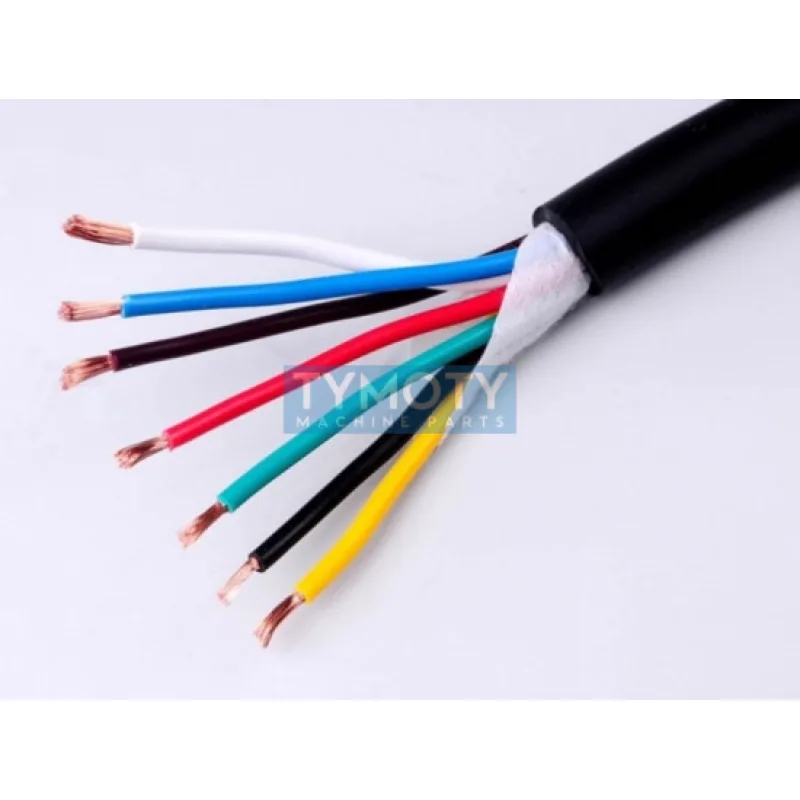 Kábel 6x1 mm+1x1,5 mm sedemfarebný gumová izolácia