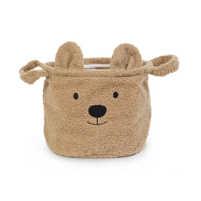 Childhome Kôš na hračky Teddy Beige 25x20x20 cm