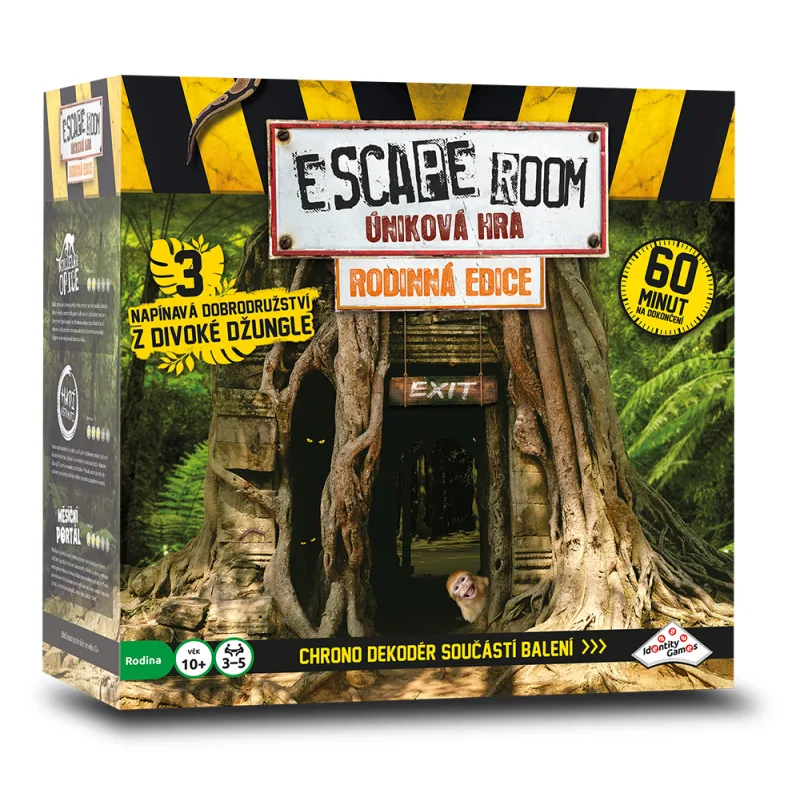 Identity Games ESCAPE ROOM: úniková hra Rodinná edice - 3 scénáře