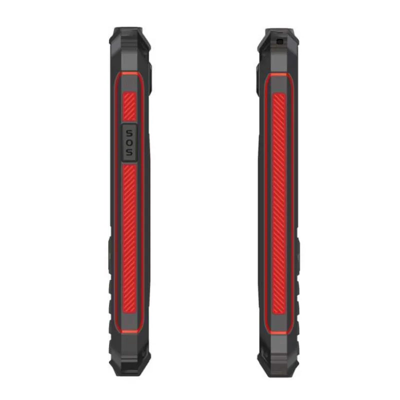 EVOLVEO StrongPhone W4, IP68 odolný Dual SIM telefón, 2,8" LCD, 2500mAh, Powerbanka, čierno-červený (SGP-W4-BR)