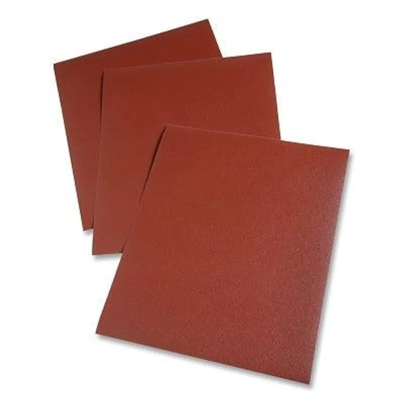 Papier 3M™ 314D, 230x280mm, P080, cerveny