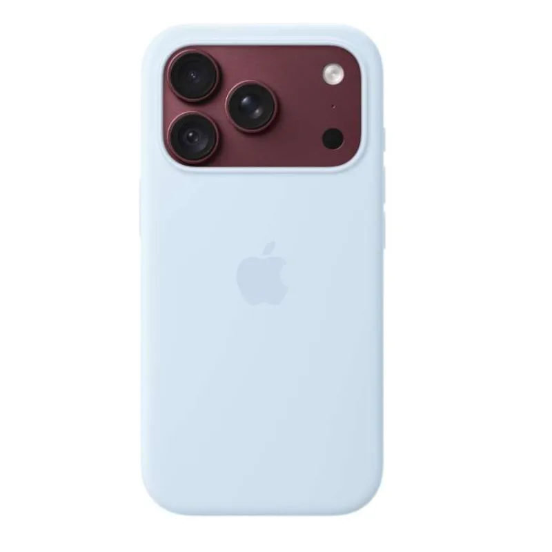 iPhone 18 Pro Silicone Case with MagSafe - Crisp Blue (MK8W4ZM/A)