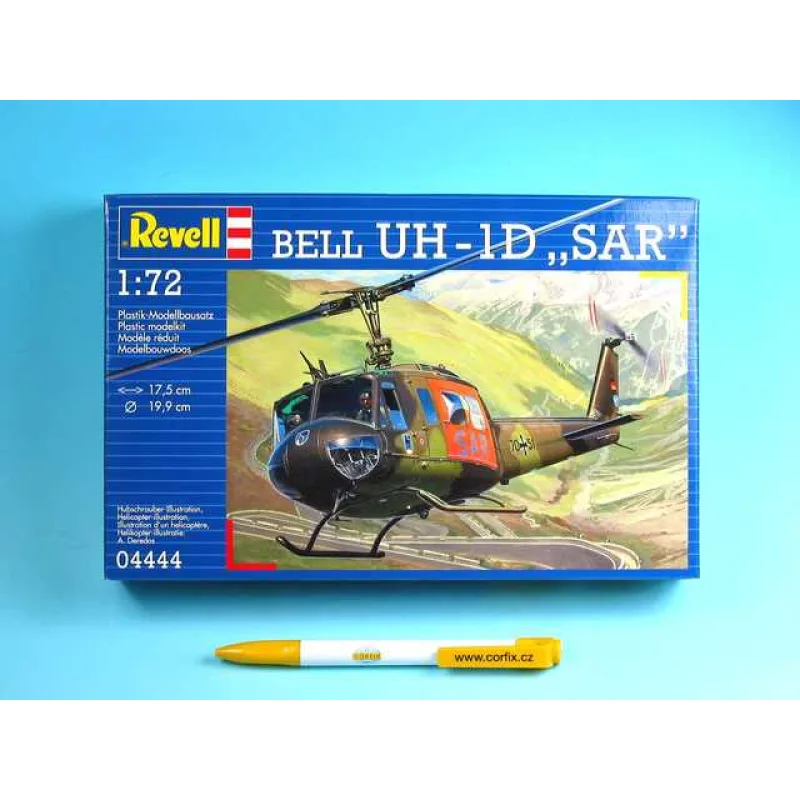 Revell Plastic ModelKit vrtuľník 04444 - Bell UH-1D "SAR" (1:72)