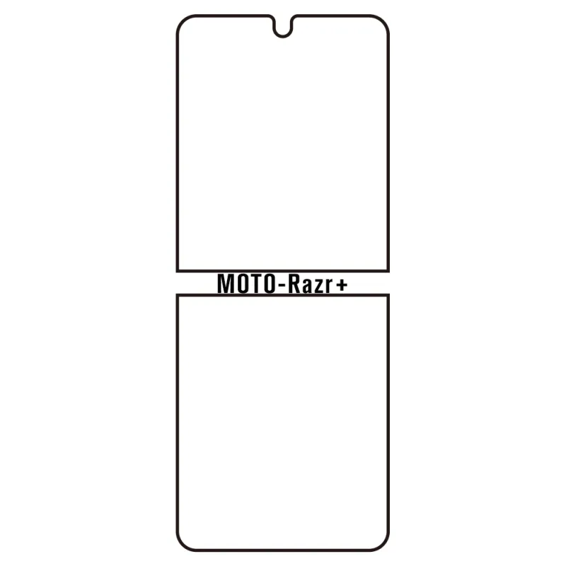 Sunshine Motorola Razr+ 2024 Predná Hydrogél ochranná fólia Strih: Predná 3, Typ fólie: Anti-Spy (Privacy)
