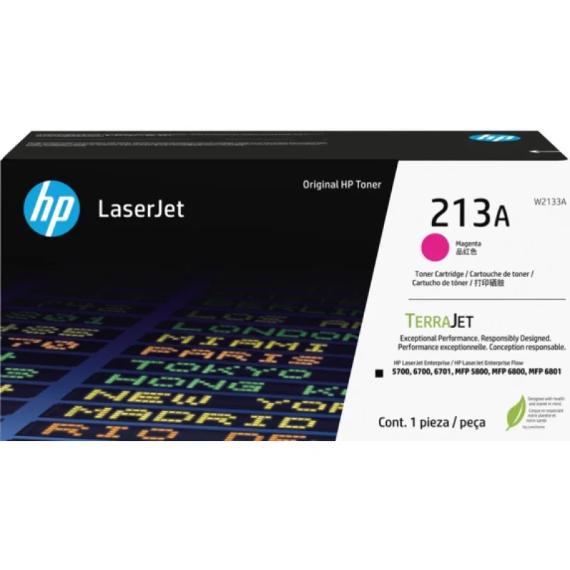 HP W2133A, magenta toner. kazeta HP LaserJet 213A W2133A