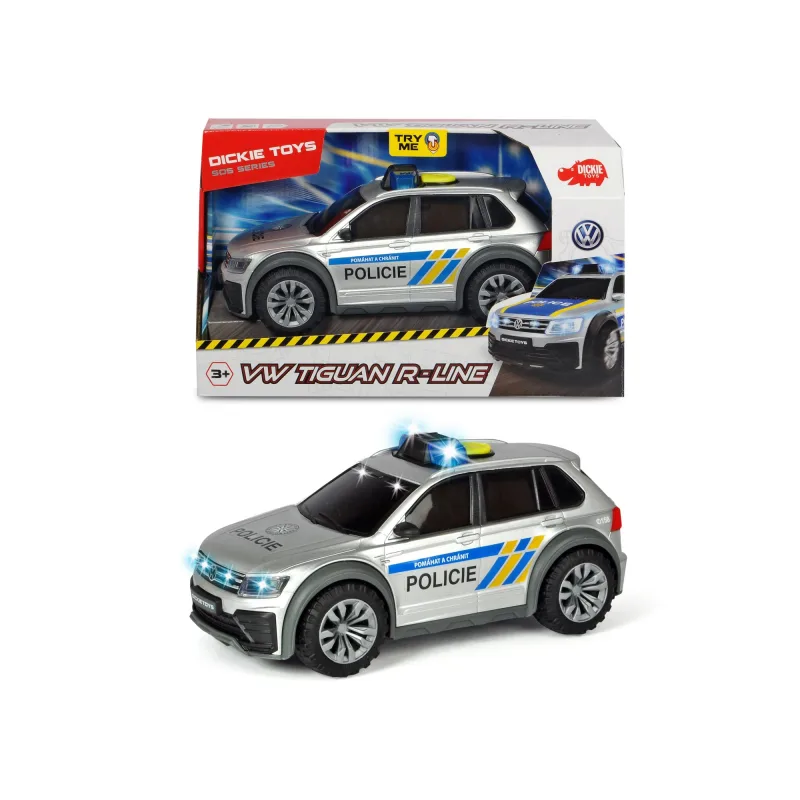 Dickie Policajné vozidlo VW Tiguan R-Line, česká verzia