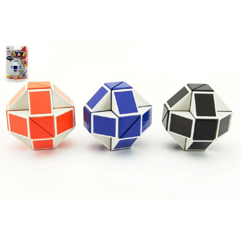 teddies Hlavolam had plast na karte 11x17x4cm, 3 farby
