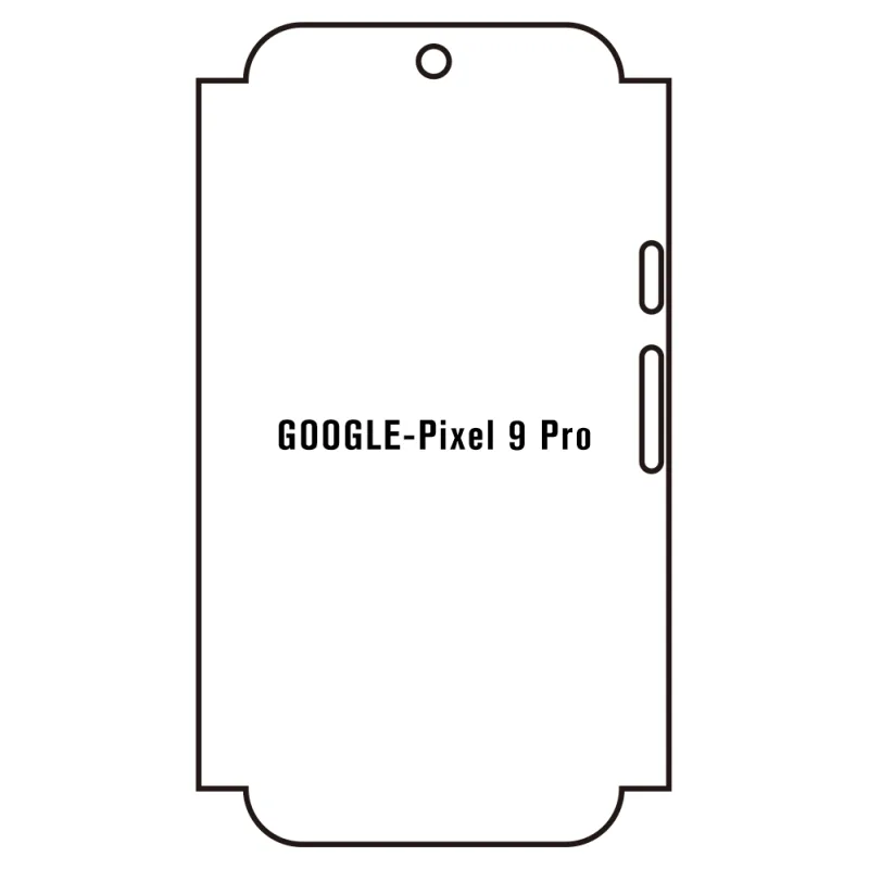 Sunshine Google Pixel 9 Pro Predná Hydrogél ochranná fólia Strih: Predná časť a rám, Typ fólie: Anti-Spy (Privacy)