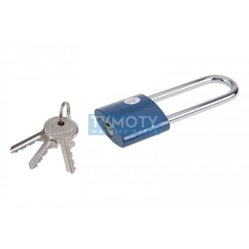 Zámok visiaci modrý predĺžený 38 mm, FESTA 23213
