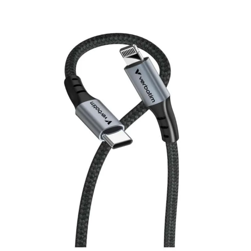 VERBATIM Kabel Sync & Charge, USB-C na Lightning, 120cm (31844)