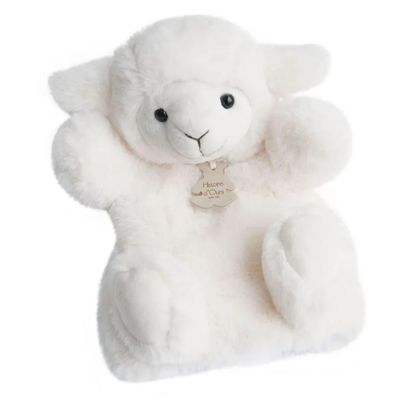 Doudou et Compagnie Paris Doudou Histoire d´Ours Plyšový maňusek baránok 25 cm