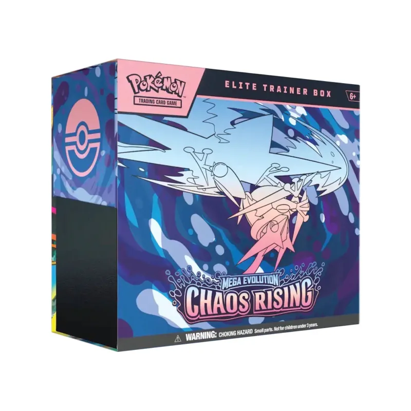 2026 Pokémon Mega Evolution Chaos Rising Elite Trainer Box - OS