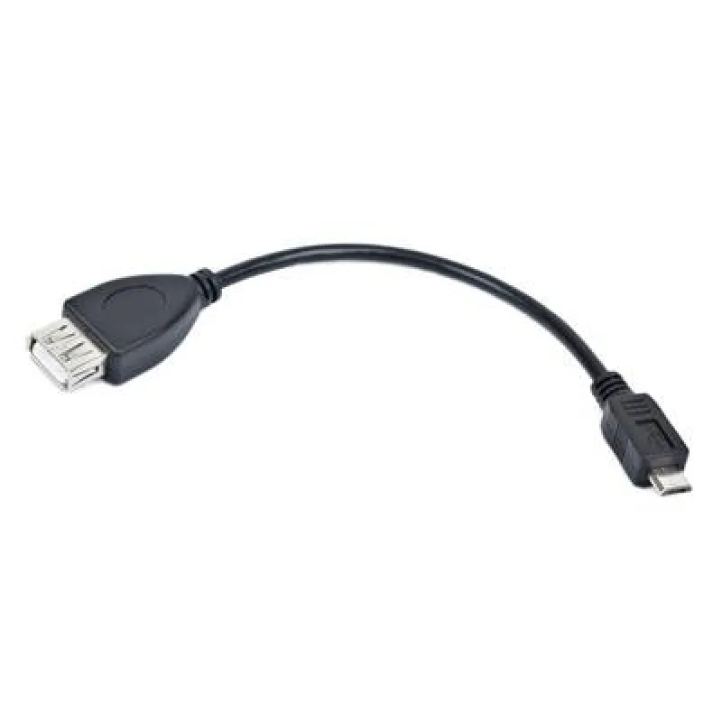 Kábel CABLEXPERT USB AF/micro BM, OTG, 15cm, pre tablety a smartphone