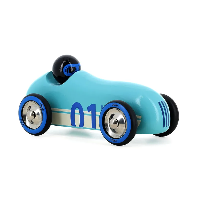 Vilac Vilac Drevené auto Old Sport Compet tyrkysové
