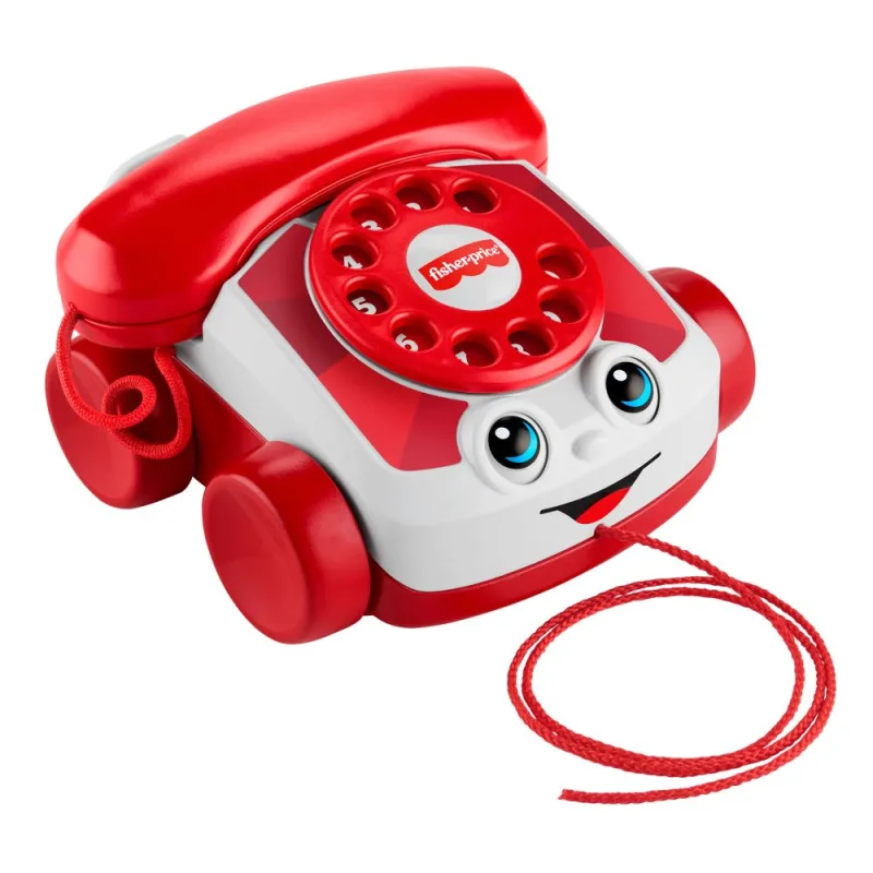 Mattel Fisher-Price ŤAHACÍ TELEFÓN 80. VÝROČIE MATTEL