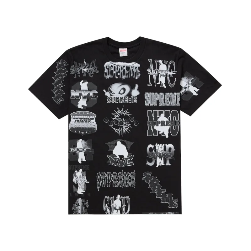 Supreme Flash Tee Black - S