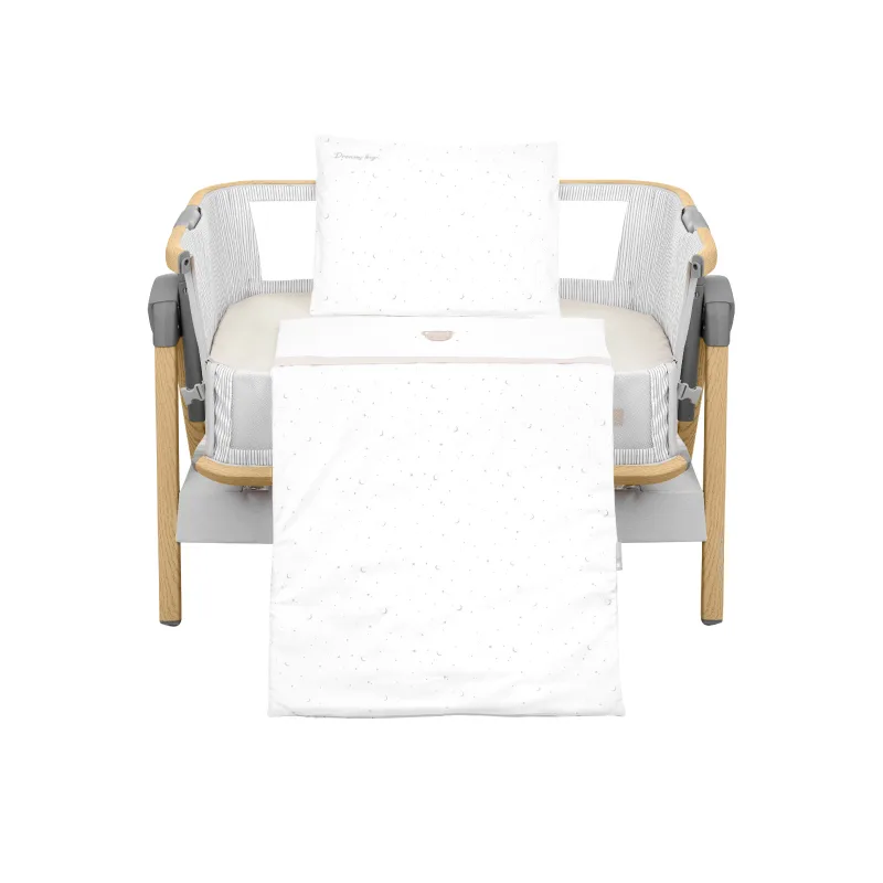 KikkaBoo Posteľná sada s obliečkami 5ks do postieľky 50x85 cm