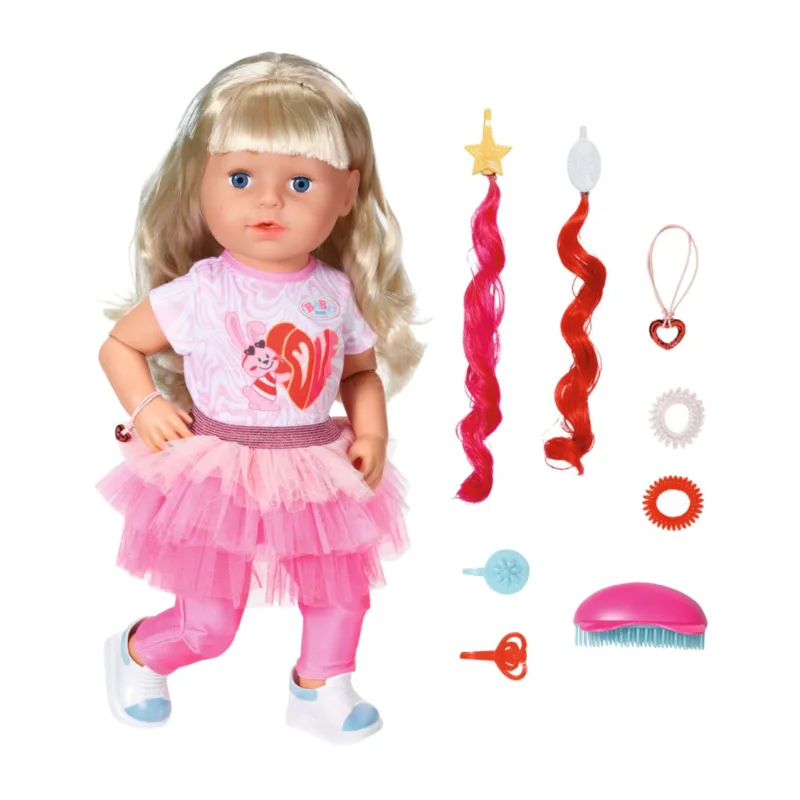Staršia sestrička BABY born Play & Style, blondínka , 43 cm