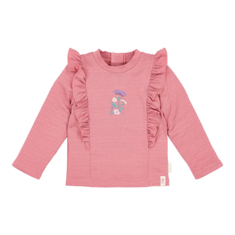 Little Dutch Plavecké tričko dlhý rukáv Dreamy Pink Sparkle veľ. 86/92