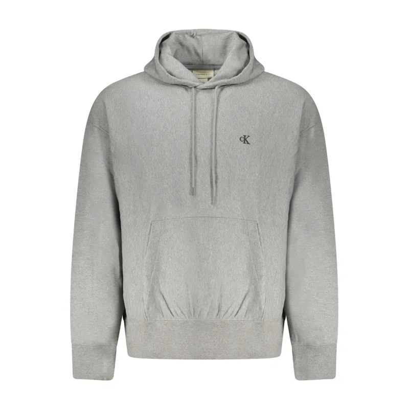 Pánska Mikina bez zipsu CALVIN KLEIN - Šedá Farba: šedá, Veľkosť: 2XL