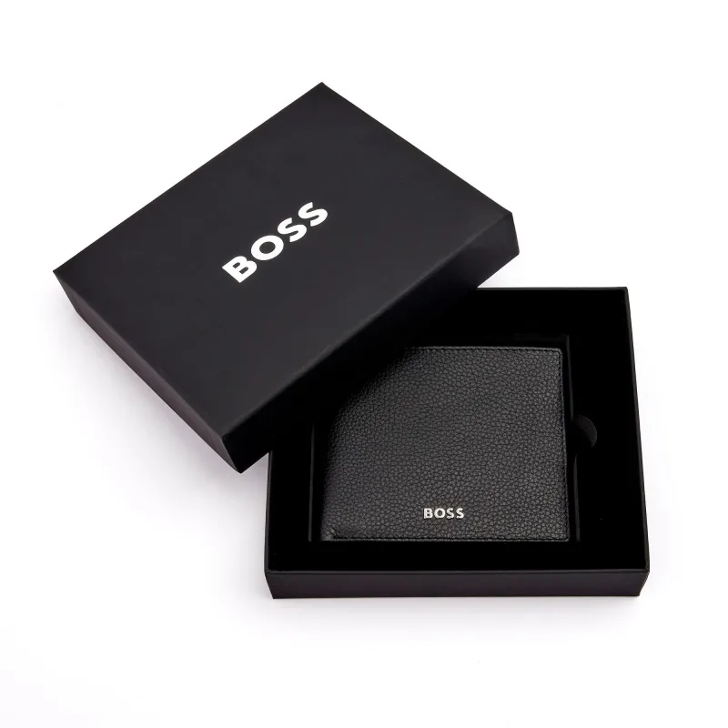 Hugo Boss Pánska kožená peňaženka Classic Black HLW416A