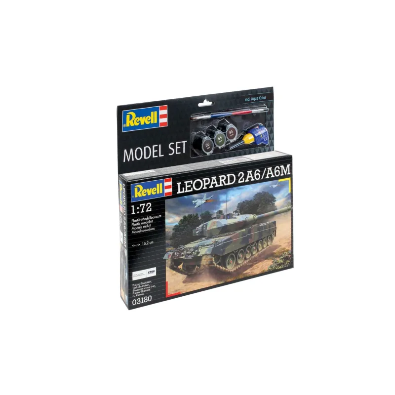 Revell ModelSet tank 63180 - Leopard 2A6/A6M (1:72)