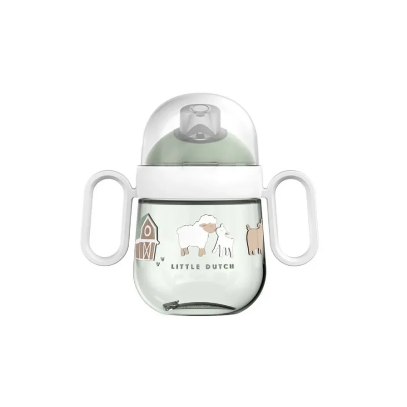 Little Dutch Hrnček s náustkom 200 ml Farma