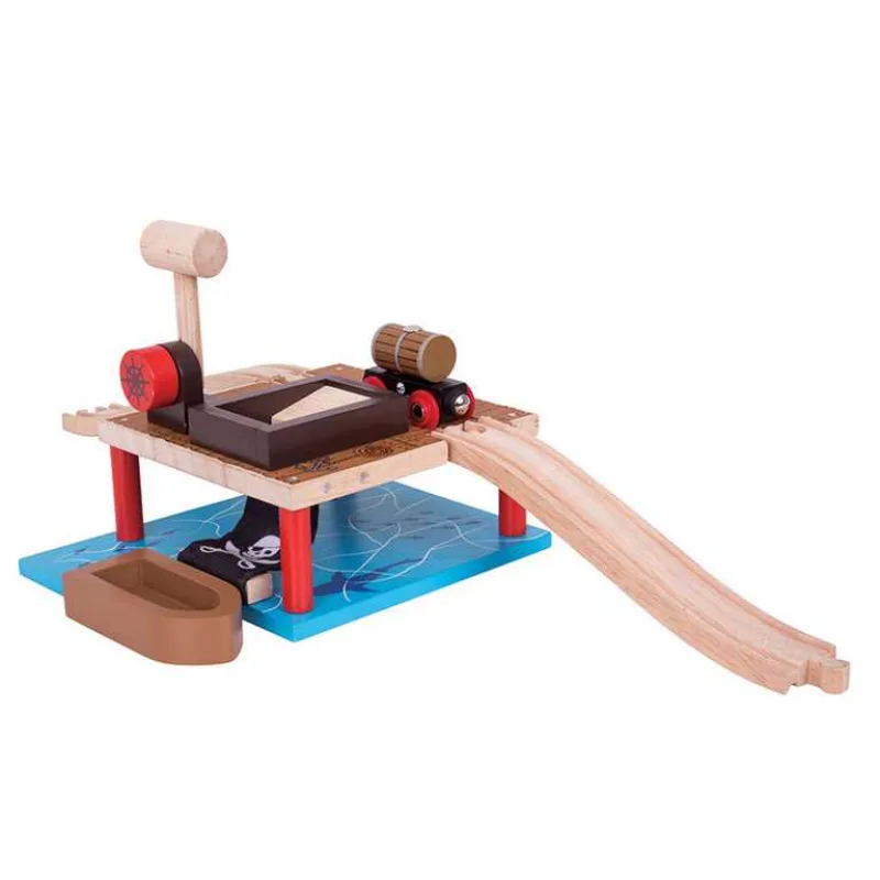 Bigjigs Rail Bigjigs Rail Nakladanie barelov - poškodený obal