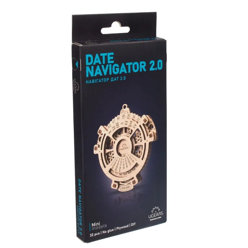 Ugears Ugears 3D Wooden Mechanical Puzzle Kalendár