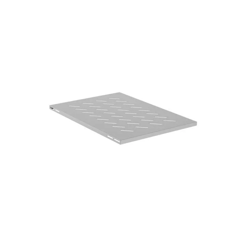POLICA PRO 19" SKRINE 800MM ŠEDÁ LANBERG (1U/480X675MM NOSNOSŤ DO 120KG, 4BODOVÁ MONTÁŽ) (AK-1018-S)