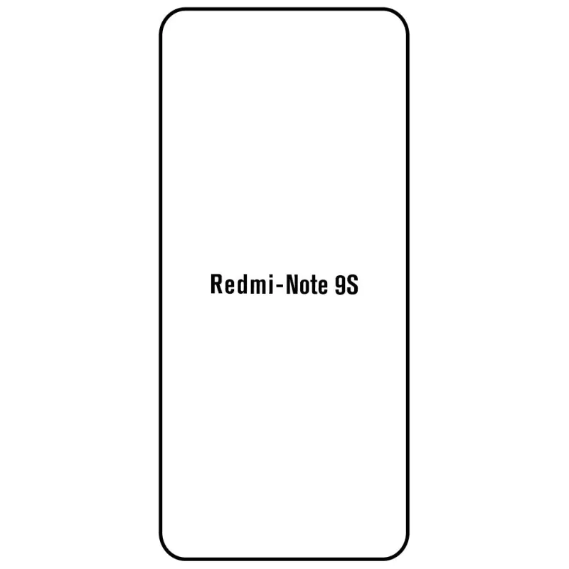 Sunshine Xiaomi Redmi Note 9S Predná Hydrogél ochranná fólia Strih: Predná 2, Typ fólie: Anti-Spy (Privacy)