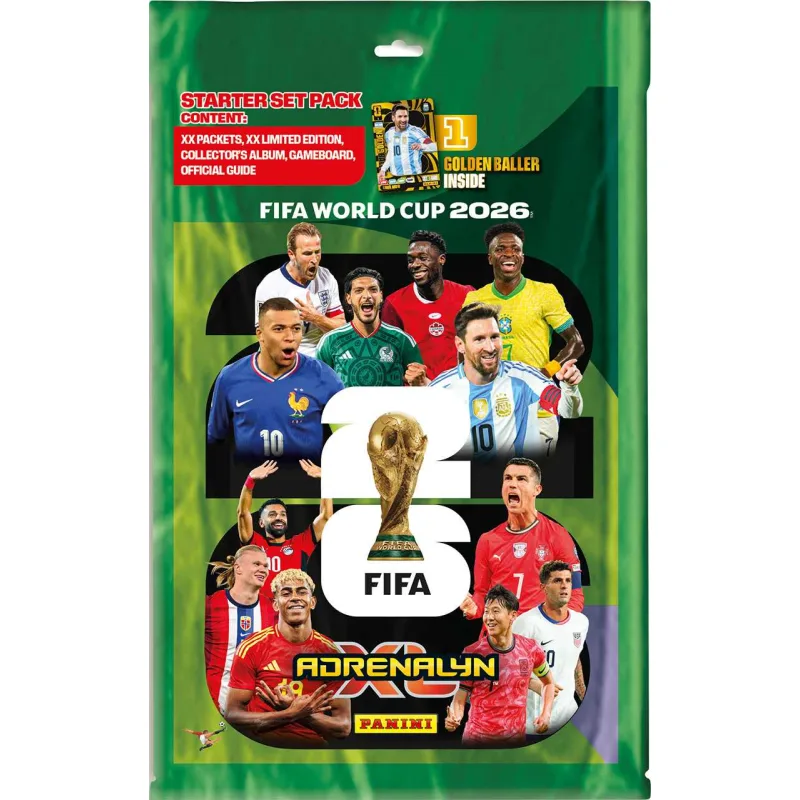 Panini FIFA WORLD CUP 2026 - ADRENALYN - štartovací set