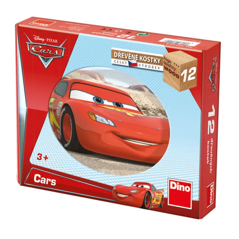 Dino Dino Drevené kocky - Cars vo svete