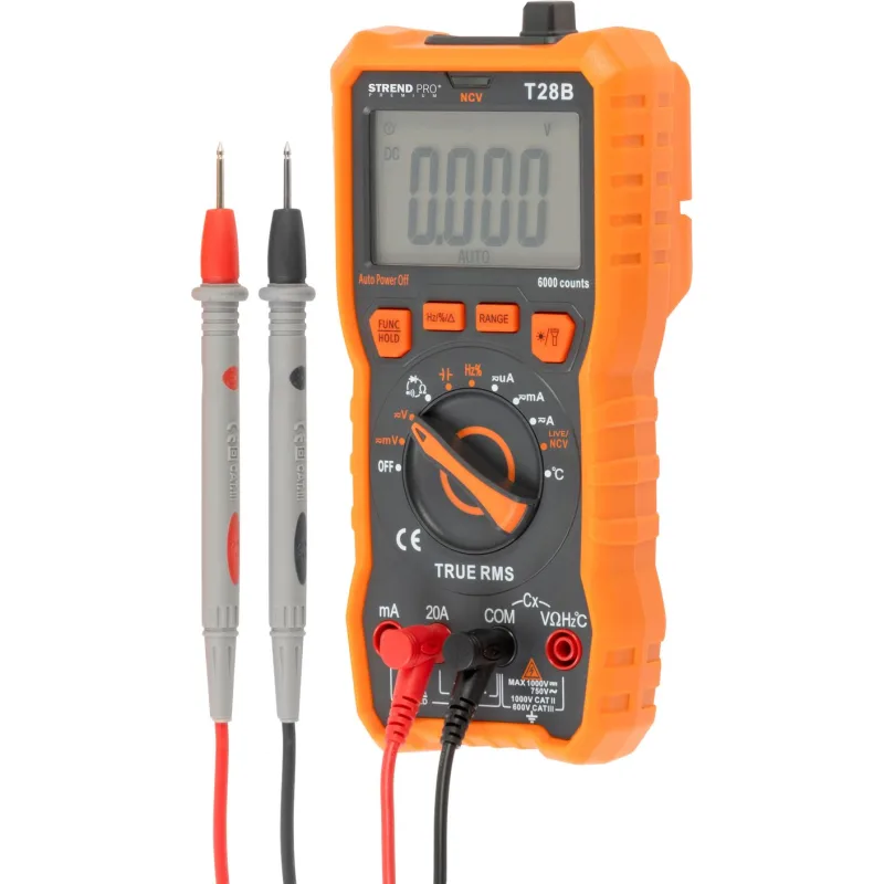 Multimeter Strend Pro Premium, digitalný, 1000A, 20A, 4xAAA